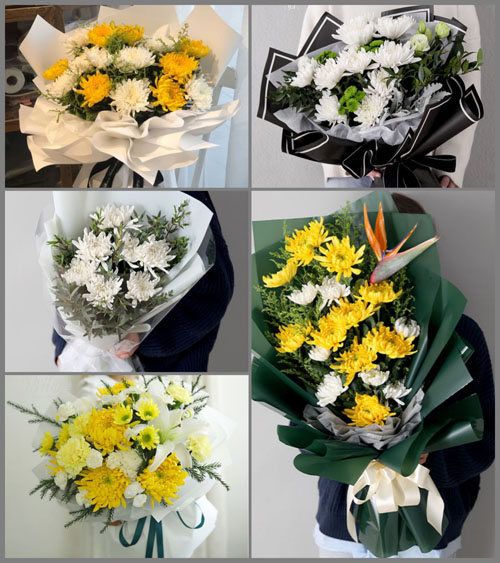 河南洛阳涧西区白事花束代送